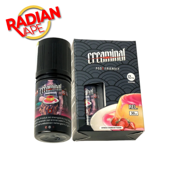 Creaminal Pudding Strawberry 12mg 30ml – Liquid PF
