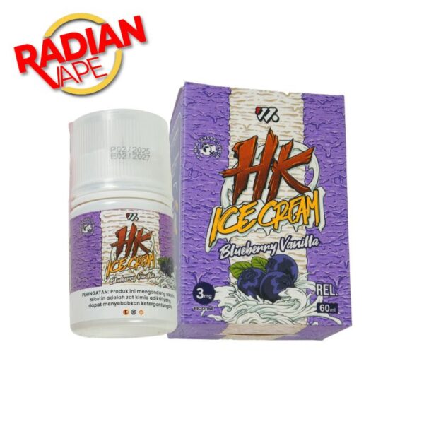 HK Ice Cream Blueberry Vanilla 60ml – Liquid FB