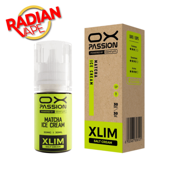 Ox Passion Matcha Ice Cream 30ml 30mg – Liquid SN