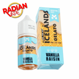 Icelands Gelato Vanilla Raisin 30ml 30mg – Liquid SN