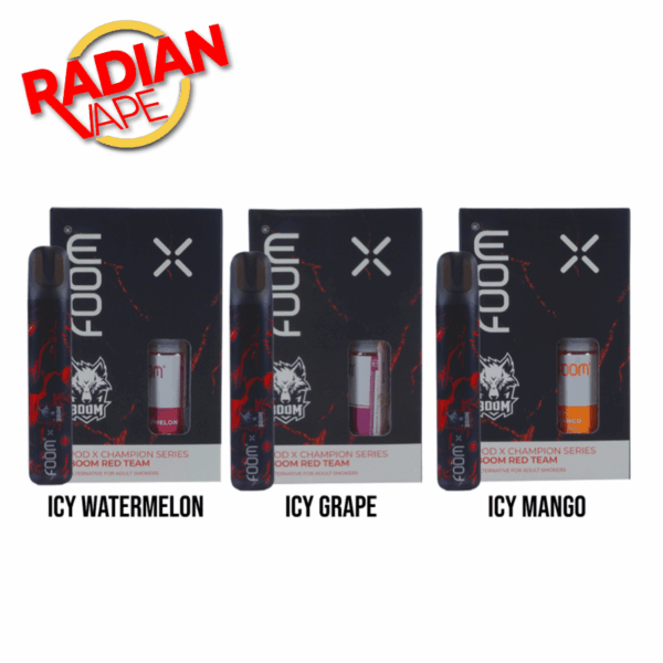 Foom X Red Team Edition Bundling 580mAh – POD – DVC