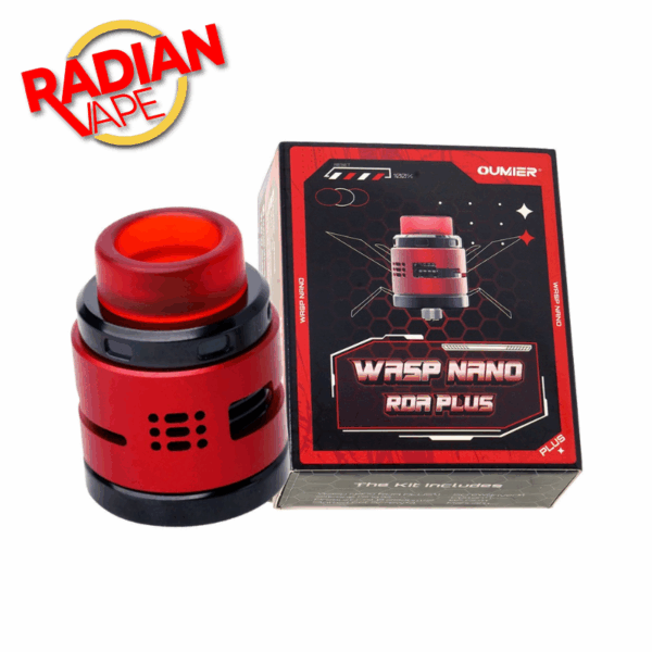 Wasp Nano Rda Plus Black Red 24mm – ACC