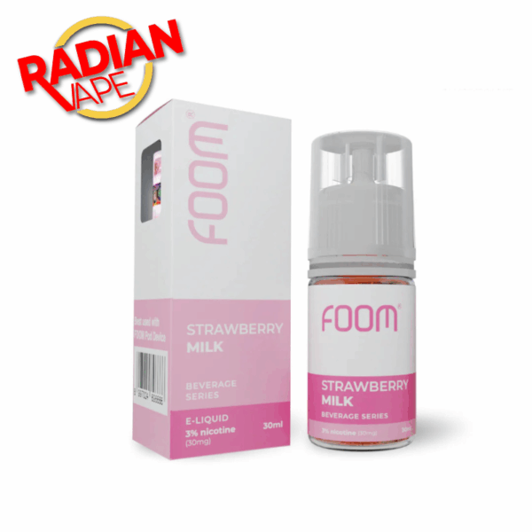 Foom Beverage Strawberry Milk 30ml 30mg – Liquid SN